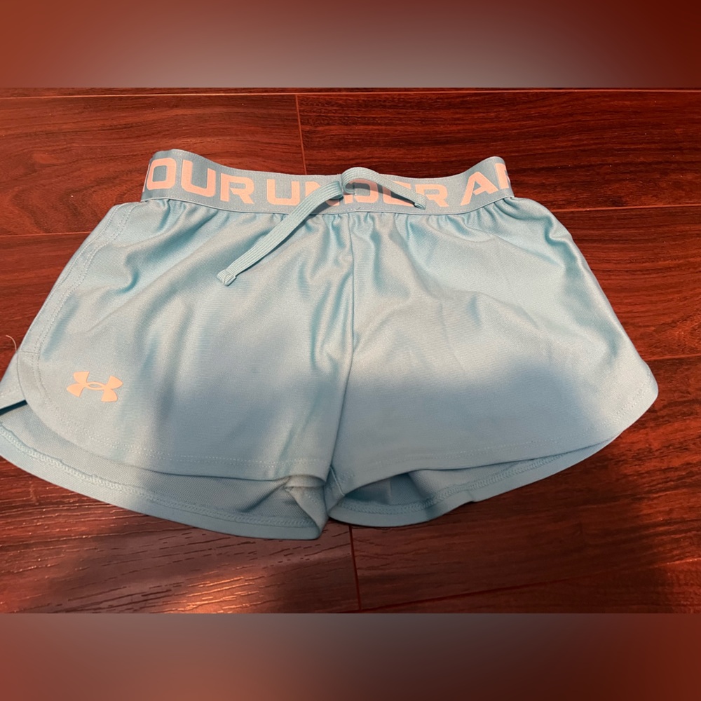Under Armour Kids Sky Blue Athletic Shorts
